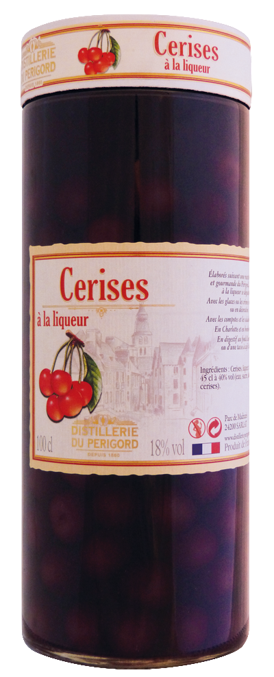 cerises à la liqueur distillerie du perigord