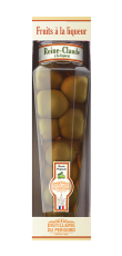 Greengages in liqueur